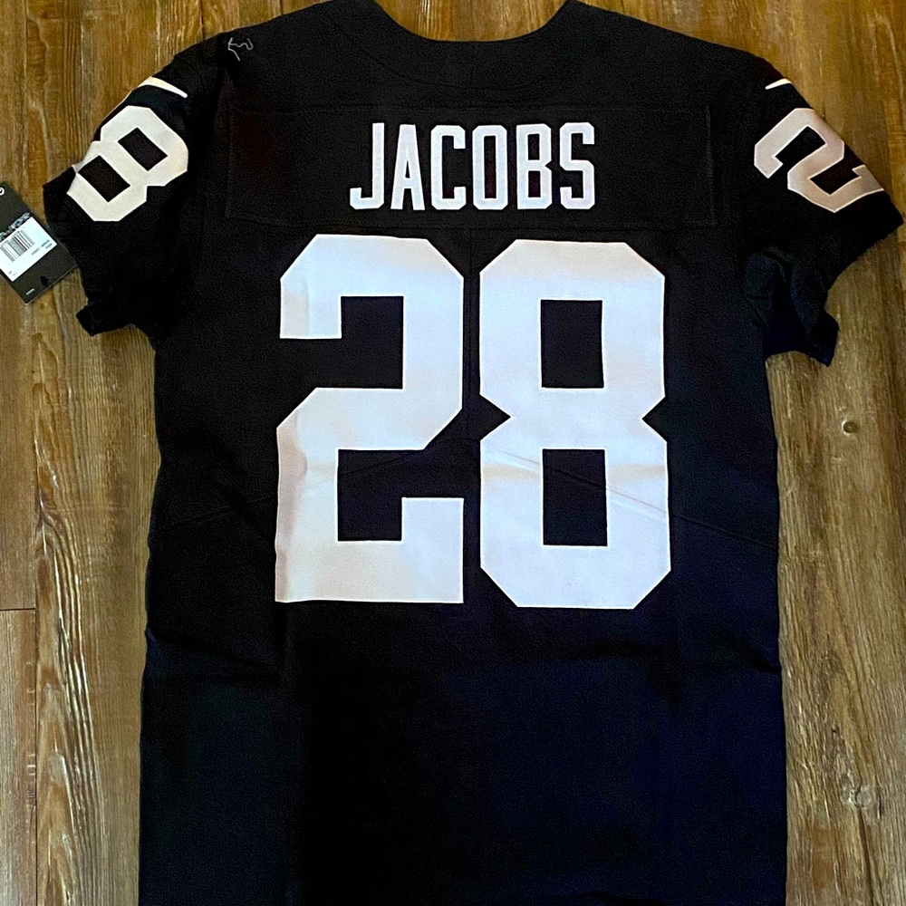 Brand New raiders JACOBS NFL JERSEY Mens 40 M RETAILS $325 LOOK OBO!!!